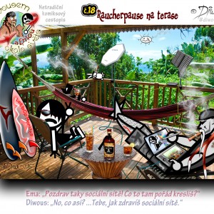 č.18 – Raucherpause na terase