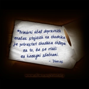 Primární účel dopravních značek...      