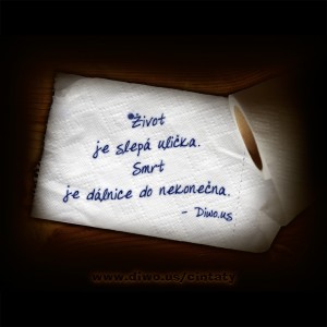 Život je slepá ulička...        