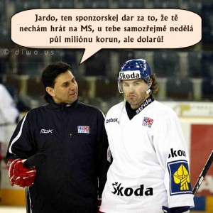 Sponzorský dar Jaromíra Jágra    