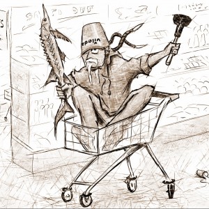 Ilustrace humorných povídek "Můj den Blbec!" č. 2