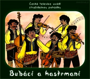 Diwous - Bubáci a hastrmani, cikáni, černý humor, romové, strašidelná pohádka, vtip, romská cikánská kapela, housle, cymbál, Divnej Brouk, Josef Lada, skupina, Česká televize