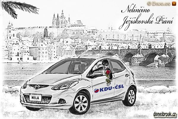 divnej brouk - kresba, vánoce, zasněžená Praha Novotného lávka, Hradčany, Pražský Hrad, Karlův most, Malá Strana, Kampa, Vltava, Karlovy lázně, nábřeží, Mazda 2, zima, KDU-ČSL divnej brouk - kresba, vánoce, zasněžená Praha Novotného lávka, Hradčany, Pražský Hrad, Karlův most, Malá Strana, Kampa, Vltava, Karlovy lázně, nábřeží, Mazda 2, zima, KDU-ČSL