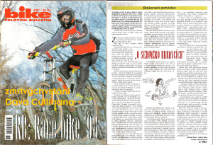 Diwous - Bikerská pohádka, časopis Peloton, Bike bulletin, Trek Five O, O sedmero krkancích, krkavcích, Gary Fisher, Keith Bontrager, Zdeněk Pól, Bike Fest, Schwinn, vodovodní cesta, Brandon Walsh, Zaskar, Reta, Volvo Cannondale, Kája Polívková, Rock Shox Boxxer Pro, Formula, Alibaba a 40, Bohosudov, Bajaja, Špindl, MS, downhill, sjezd, Tomáš Taich, Sedlčany, Merida, Libor Maryška, Vlastimil Hynčica, Bunny Hop, Shimano Airlines, Rocky Mountain, Magura, Spinergy, Middleburn, Giovana Bonnazi, Race Face Turbine, Onza, Titec, Troy Lee Designs, Hot Chili Warp, Edge, Fox, Ritchey, Michal Vokolek, Kangaroo-Sachs