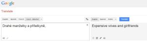 Diwous - Kuriozity - Google Translator, angličtina, automatický překladač, čeština, Plus