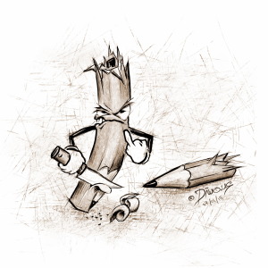 Diwous - Charlie Hebdo - response, fotomontáž, humor, Je suis Charlie, karikatura, tužka, vtip
