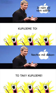Diwous - Apple, ovce, novinka, vtip, humor, fanatismus, kult