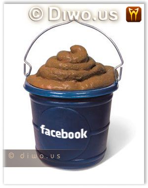 Diwous - Facebook, kýbl, sračky, hovna, kbelík, vtip, humor, bucket, shit