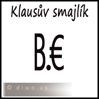 Diwous - Klausův smajlík, Václav Klaus, vtip