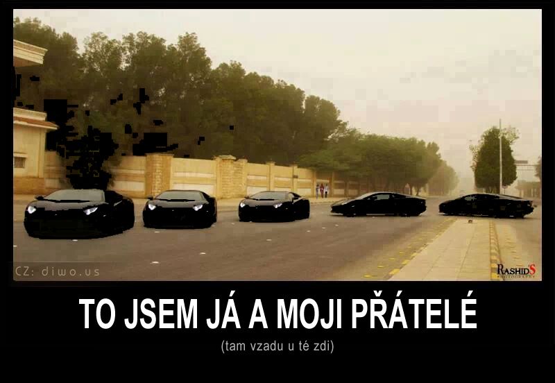 Diwous - Přátelé, Lamborghini, vtip, humor