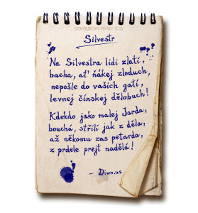 Diwous - Diwousovy Rýmy, žertovné, humorné básničky, verše, veršovánky, říkanky, rýmovačky, básně, sranda, legrace, satira, č.10, Silvestr, dělobuch, petarda, malej Jarda, silvestrovské oslavy, zranění, poranění, úraz, zábavná pyrotechnika, ohňostroj