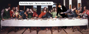 Diwous - Vrchní, prchni! – Poslední večeře páně, Josef Abrhám, Ježíš, Leonardo da Vinci, učedníci, polívčička