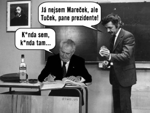 Diwous - Miloš Zeman - Kunda sem - kunda tam, Marečku podejte mi pero, Ladislav Smoljak, prezident, Tuček, vtip
