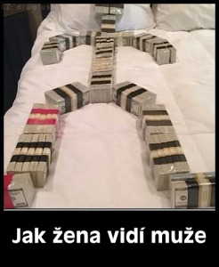 Diwous - ženský pohled, peníze, ženy, muži, postel, mrchy, vtip, humor