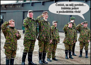Diwous - Zvláštní jednotka, mentálně postižení vojáci, armáda, černý humor, Jedličkárna, menpos, mentálně postižení, vojenské cvičení, vtip, politicky nekorektní