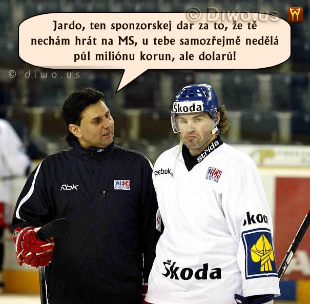 česká hokejová reprezentace, dolary, hokej, Jaromír Jágr, kauza, kauza Růžičkovo video, koruny, korupce, Mistrovství světa, MS v hokeji, MS v hokeji 2015, Ostrava, Praha, půl miliónu, reprezentační trenér, sponzorský dar, úplatek, Vladimír Růžička