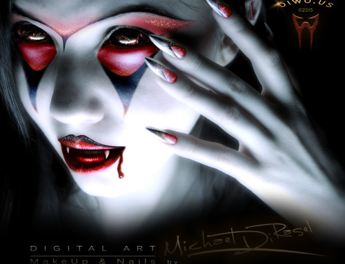 Vampire Girl – Digital Art