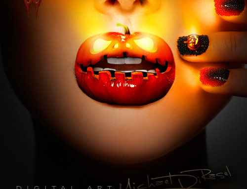 Electric Pumpkin & Caviar – Digital Art