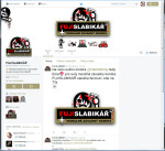 Diwous - FUJ!SLABIKÁŘ - Fanclub na Twitteru, fanklub, fans, fanoušci, parodie, napodobenina, slabikář, brutál, krev, násilí, Žáček, Ema mele, máma, motorová pila, karikatura, kreslený komiks, Twitter