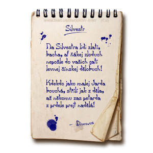 Diwous, Diwousovy Rýmy, č.10, Silvestr, básně, humorné básničky, legrace, říkanky, rýmovačky, satira, sranda, verše, veršovánky, žertovné, Na Silvestra lidi zlatí, dělobuch, petarda, malej Jarda, silvestrovské oslavy, zranění, poranění, úraz, zábavná pyrotechnika, ohňostroj, prejt, gatě, zloduch, čínský, dělo