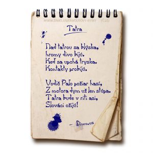 Diwous, Diwousovy Rýmy, č.25, Tatra, básně, humorné básničky, legrace, parodie, říkanky, rýmovačky, satira, sranda, verše, veršovánky, žertovné, Nad tatrou sa blýska, slovenská hymna, text, hromy divo bijú, upchatá ucpaná tryska, kontakty probíjejí, zkrat, motor, vodič, řidič, v riti, Slováci ožijú, porucha motoru, nestartuje, nafta, diesel