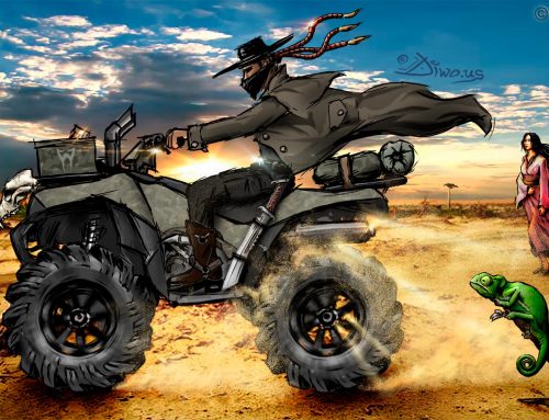 Quad Rider – Madagascar, photoillustration